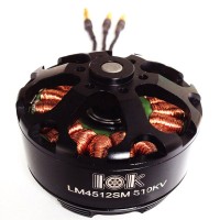 LOK KV510 Disk Type Brushless Motor 5S 3.6kg Thrust for Octacopter/Hexacopter LM4512SM-510KV 