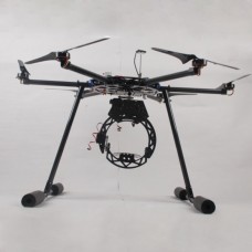 1100mm RTF Professional HexaCopter Complete Kit (Hexacopter+DJI WKM+3 axis Camera Gimbal/Landing Skid+Propeller)