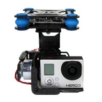 TX-2 Carbon Fiber Gopro 3 (2208)Brushless Two-Axis Camera Gimbal Direct Drive FPV Camera Mount Multicopter Photography