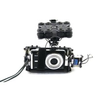 Brushless motor Control Gimbal PTZ Camera Mount for Card Camera Gopro ILDC FPV