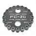FC-A20 Carbon Fiber Anti-Vibration Plate Setw/ 20pcs Shock-Absorbing Rubber Balls for FPV Camera Gimbal