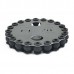 FC-A20 Carbon Fiber Anti-Vibration Plate Setw/ 20pcs Shock-Absorbing Rubber Balls for FPV Camera Gimbal