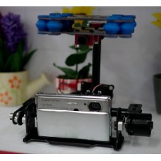 TX-2 Glass Fiber Brushless Two-Axis Camera Gimbal Direct Drive FPV PTZ Multicopter Photography for Digital Camera