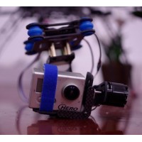 TX-2 Carbon Fiber Gopro 3 (2212)FPV Brushless Two-Axis Camera Gimbal+Shock-absorbing Palte Multicopter Photography