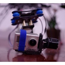 TX-2 Carbon Fiber Gopro 3 (2212)FPV Brushless Two-Axis Camera Gimbal+2pcs Motor f/ Multicopter Photography