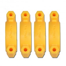 Tarot Camera Gimbal PTZ Tube Clip Fixture Set Dia 25MM Yellow TL100A01-2