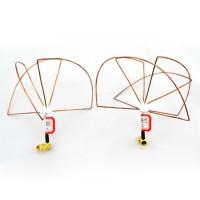 1.2G 3 Blades 4 Blades RP-SMA Clover Leaf Antenna & Skew Audio Video FPV TX RX