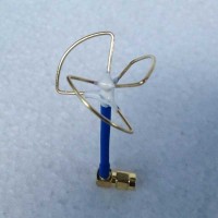 2.4g 3 Blade Clover Leaf Antenna & Skew W/ L TYPE Connecto for Audio Video FPV