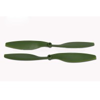 Tarot Aircraft Parts TL2710-07 Propeller Pair 6mm CW CW 1045 10x4.5" Propellers-Green