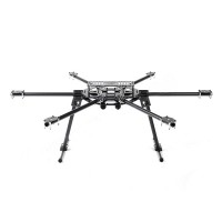 SkyKnight X6-S800 FPV Carbon Fiber Hexacopter Folding Multirotor Aircraft Frame Kit w Landing Skid