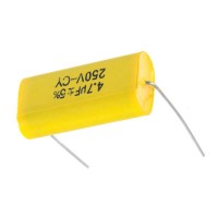 MKP Metallized Polypropylene 250V-CY 4.7uF Audiophiler Audio Grade Capacitor (5-Pack)