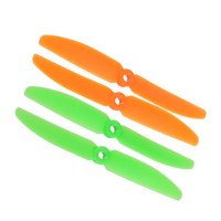 2 Pairs Gemfan 5030 5030R 2-Blade CW CCW Propeller for Micro QuadCopter-Green&Orange