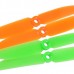 2 Pairs Gemfan 5030 5030R 2-Blade CW CCW Propeller for Micro QuadCopter-Green&Orange