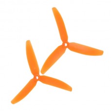 1Pair Gemfan 5030 5030R 3-Blades CW CCW Propeller for Micro QuadCopter Multicopter-Orange