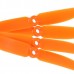 2 Pairs Gemfan 5030 5030R 2-Blades CW CCW Propeller for Micro QuadCopter-Orange
