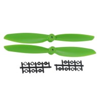 11x4.5" 1145 1145R Counter Rotating  CW CCW Propeller For MultiCopter-Green