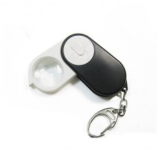 Mini Magnifyer Magnifying Glass with LED white Light and Keychain