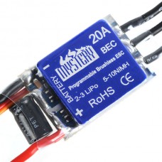 Mystery 20A Brushless Blue Series ESC Quality Programmable Speed Controller 4-Pack