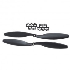 GEMFAN Carbon Nylon 12x4.5" 1245 1245R CW CCW Propeller For MultiCopter 2 Pairs