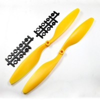 12x4.5" 1245 1245R CW/CCW Rotating Propeller For MultiCoptor-Yellow