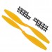 12x4.5" 1245 1245R CW/CCW Rotating Propeller For MultiCoptor-Yellow