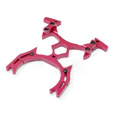 HeliBEST HR500BR Transmitter Bracket Holder CNC Aluminium Alloy Mounting for FPV Monitor-Red