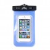 Waterproof 20M Dry Diving Pouch Cover Case Bag For iPhone 5 4 4S 4.5" Cellphone-Blue