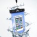 Waterproof 20M Dry Diving Pouch Cover Case Bag For iPhone 5 4 4S 4.5" Cellphone-Blue