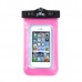 Waterproof 20M Dry Diving Pouch Cover Case Bag For iPhone 5 4 4S 4.5" Cellphone-Pink