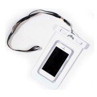Waterproof 20M Dry Diving Pouch Cover Case Bag For iPhone 5 4 4S 4.5" Cellphone-White