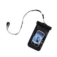 Outdoor Sport Swimming Beach Phone Camera 20M Waterproof Dry Bag Pouch Lens Protector-Black