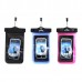 Outdoor Sport Swimming Beach Phone Camera 20M Waterproof Dry Bag Pouch Lens Protector-Black