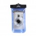 Outdoor Sport Swimming Beach Phone Camera 20M Waterproof Dry Bag Pouch Lens Protector-Blue