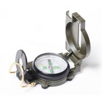 Flip-Open Classic Military Pocket Marching Lensatic Compass for Camping Hiking Outdoor Activity 