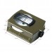 Classic Military Green Pocket Marching Lensatic Compass for Camping Hiking Outdoor Activity