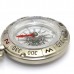 Camping Keychain Portable Compass Survival Compass with Alloy Silver New