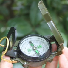 New Metal Military Marching Lensatic Camping Compass