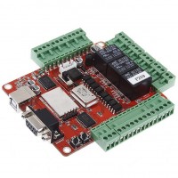 USBCNCV4.0X Stepper Motor Driver Mach3 USB Interface Board Adapter USBCNC Breakout Board