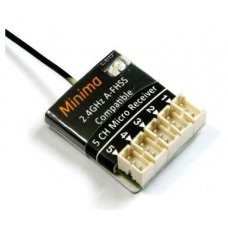 MINIMA A-FHSS Compatible 2.4G 5-Ch Micro Receiver (Hitec compatible) 2.4GHZ 3g