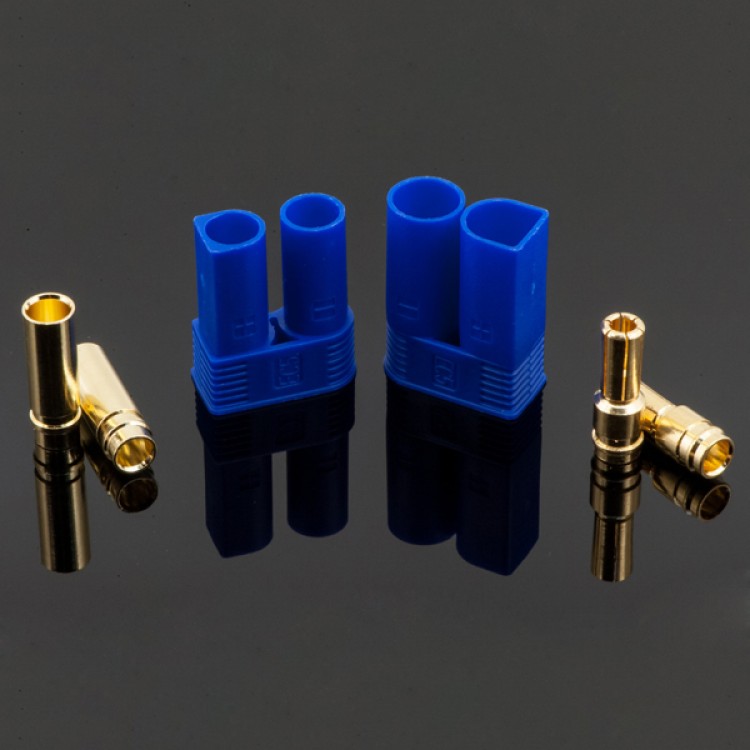 EC5 5MM Bullet Connectors Plugs Male / Female Pair with Split Head Male
