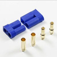 EC5 5MM Bullet Connectors Plugs Male / Female Pair with Split Head Male Bullets