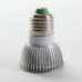 Aluminium Shell E27 3W LED Spot Light Bulbs Lamp Cool White LED Light AC85-265V 270lm 6000k 