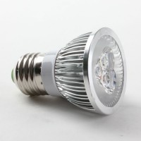 Aluminium Shell E27 3W LED Spot Light Bulbs Lamp Warm White LED Light AC85-265V 270lm 3000k 