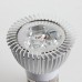 Aluminium Shell E27 3W LED Spot Light Bulbs Lamp Warm White LED Light AC85-265V 270lm 3000k Round 