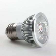 Aluminium Shell E27 6W LED Spot Light Bulbs Lamp Warm White LED Light AC85-265V 460lm 4000k