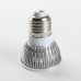 Aluminium Shell E27 6W LED Spot Light Bulbs Lamp Warm White LED Light AC85-265V 460lm 4000k