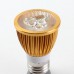 Golden Shell E27 6W LED Spot Light Bulbs Lamp Cool White LED Light AC85-265V 400lm 6000k