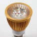 Golden Shell E27 6W LED Spot Light Bulbs Lamp Warm White LED Light AC85-265V 400lm 4000k