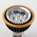 E27 4W PAR20 LED Spot Light Bulbs Lamp Cool White LED Light AC85-265V 360lm Black Shell