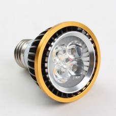 E27 5W PAR20 LED Spot Light Bulbs Lamp Warm White LED Light AC85-265V 460lm Black Shell